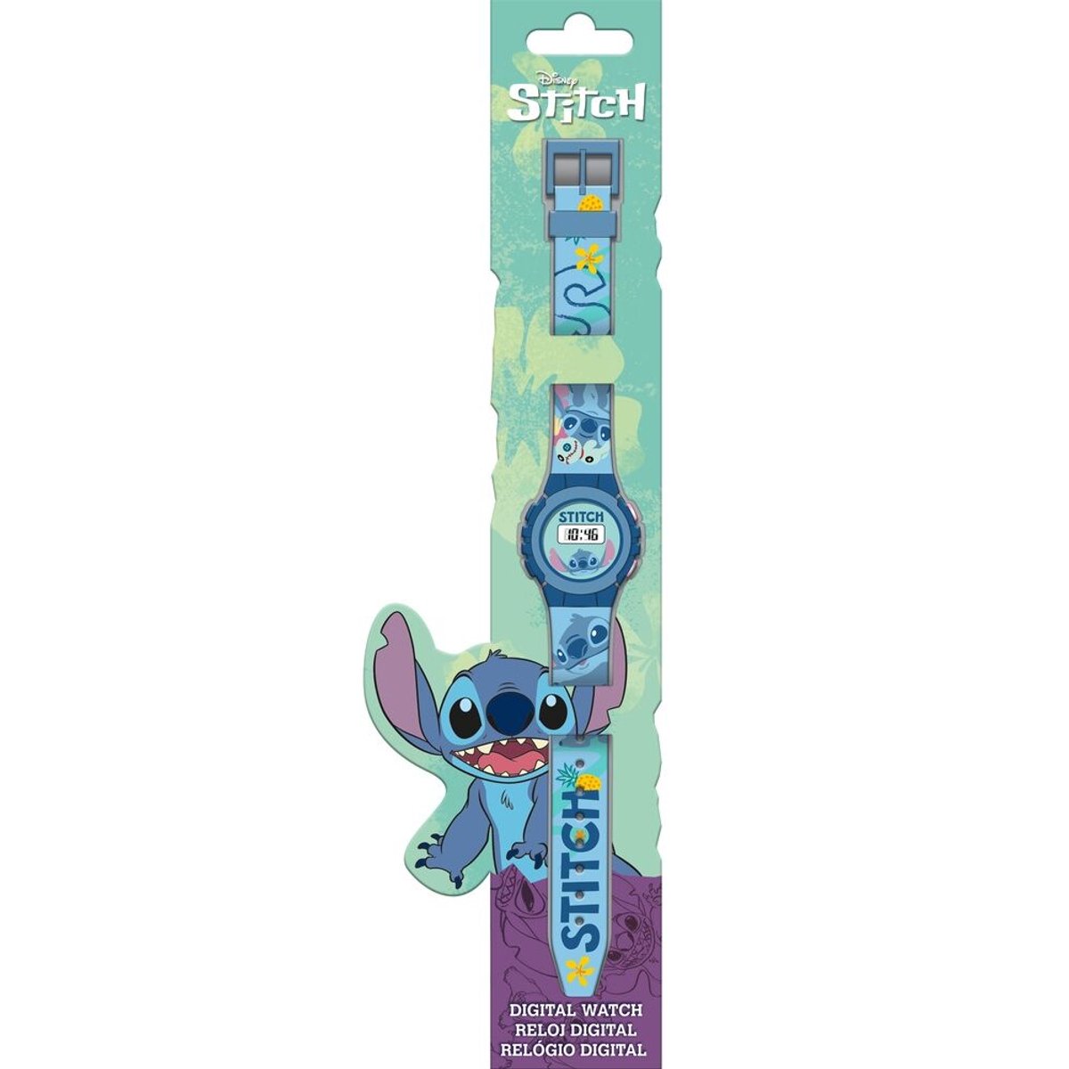 Disney Lilo Stitch Digitaal Horloge - Blauw - Accutime