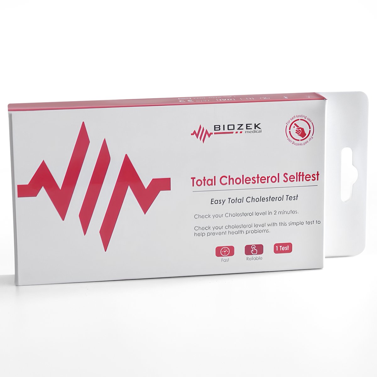 Goedkoopste Cholesterol Sneltest – Zelftest voor Cholesterolwaarde – Binnen 2 minuten resultaat – Eenvoudig thuis uit te voeren – 1 stuk