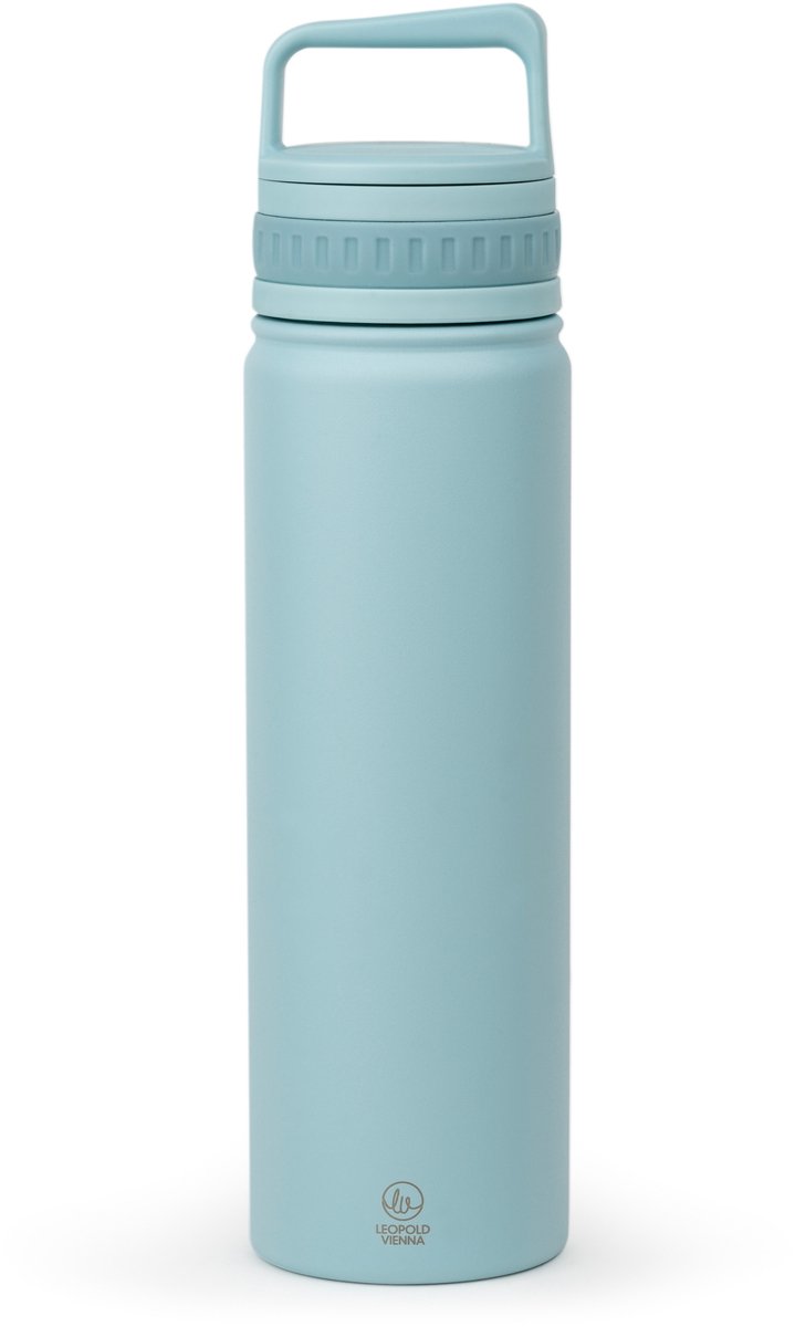 Leopold Vienna - Drinkfles Moshi to-go beker thermosfles - dubbelwandig RVS - mint