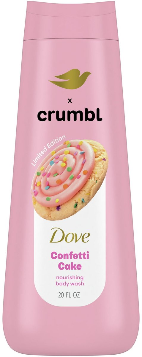 Dove x Crumbl Moisturizing Liquid Body Wash Confetti Cake - Douchegel