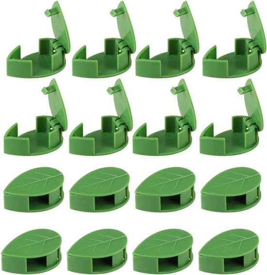 100 Stuks Plantenclips – Twee Maten (2,6 Cm En 1,6 Cm), Herbruikbaar ABS-kunststof – Voor Klimplanten, Tomaten, Bloemen En Groenten