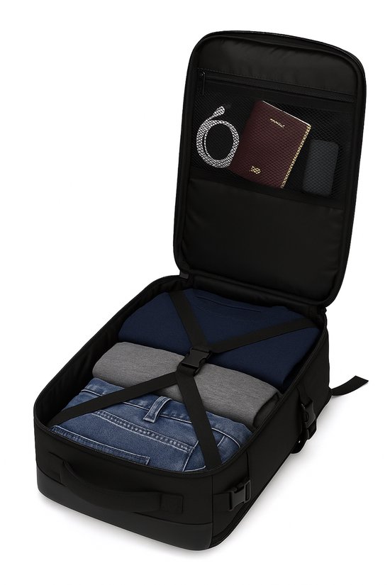 SPAHER Reisrugzak Handbagage 40x30x20 Transavia Wizzair
