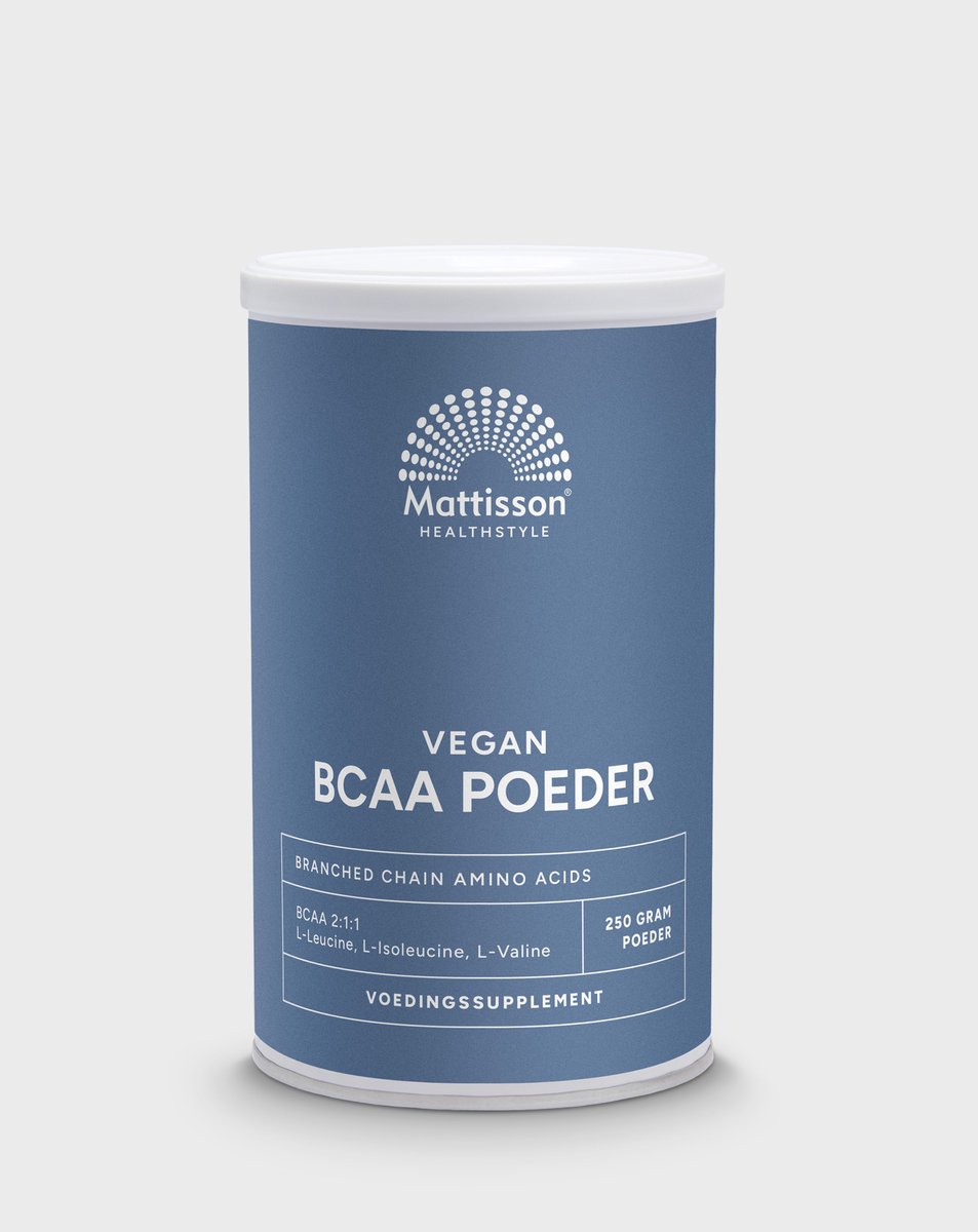 Goedkoopste Mattisson - Vegan BCAA Poeder - Branched Chain Amino Acids - Essentiële Aminozuren BCAA Supplement - 250 Gram
