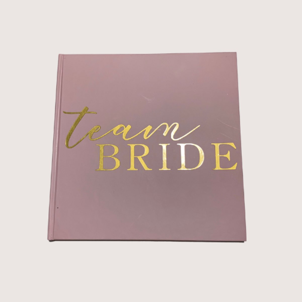 Vrijgezellenfeest boek - Team Bride - Gastenboek - Blanco Binnenwerk - 32 pagina's - vrijgezellenfeest