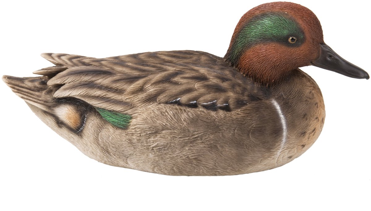HotAnt Tuinbeeld dieren - Eend (Polystone) - Voor buiten - Tuin decoratie - Cadeau