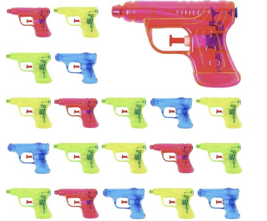 Foryouliving - 20 Mini Waterpistool - Speelgoed voor Kinderen, Jongens & Meisjes Verjaardagen, Kinderfeestjes, Uitdeelcadeautjes, Traktaties - Zwembad & Strandfeesten
