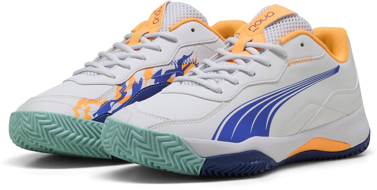 PUMA NOVA Smash Unisex Sportschoenen PUMA -Vivid -Heat Fire-PUMA Zwart