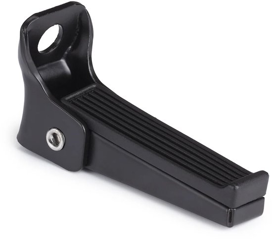 Bobike voetsteun set 1118 voor bevestiging op as zwart - opklapbaar