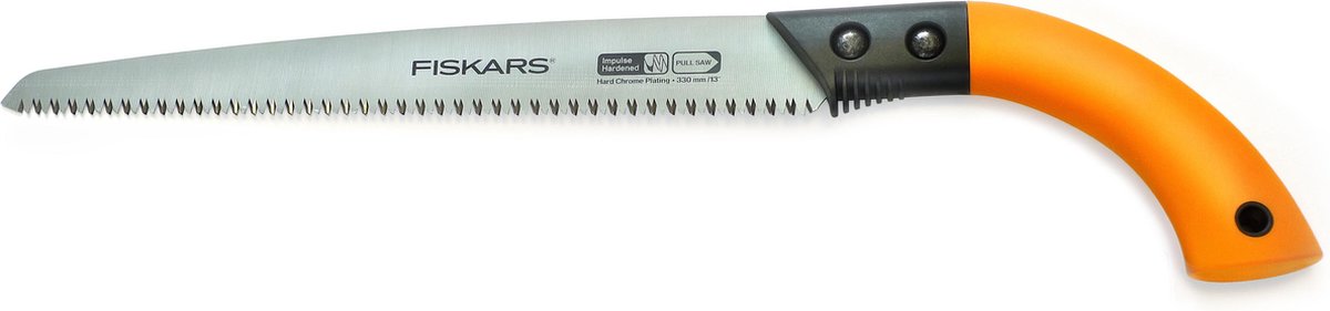 Fiskars SW84 - Scie à main - Lame fixe - Poignée ergonomique SoftGrip