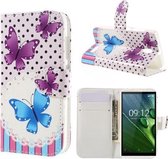 Qissy Butterflies portemonnee case hoesje voor Nokia 3