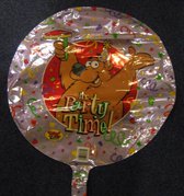 folieballon - it 's party time - leeg