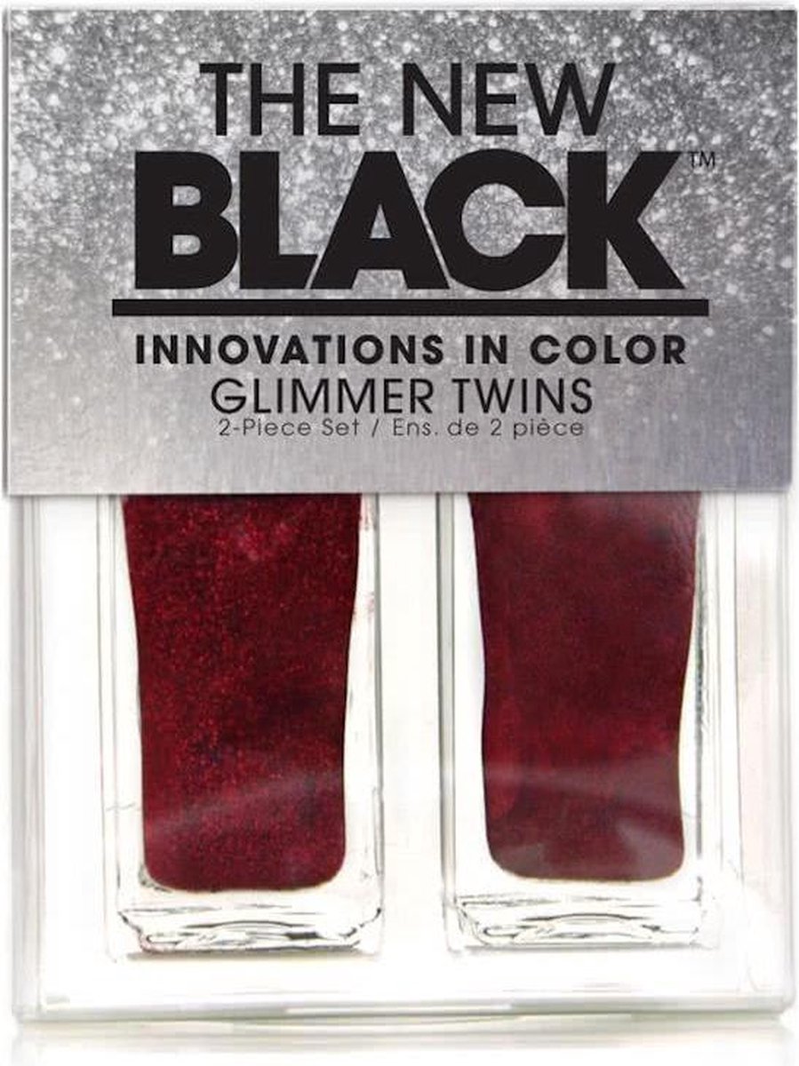 The New Black Glimmer Twins - Crimson - Nagellak