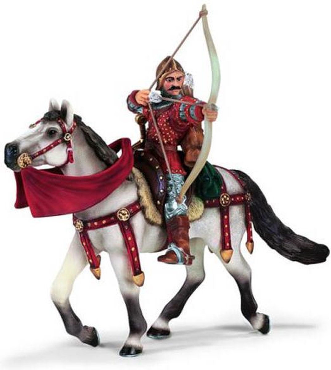 Schleich Arabische ridder op paard 70030 rood | bol.com