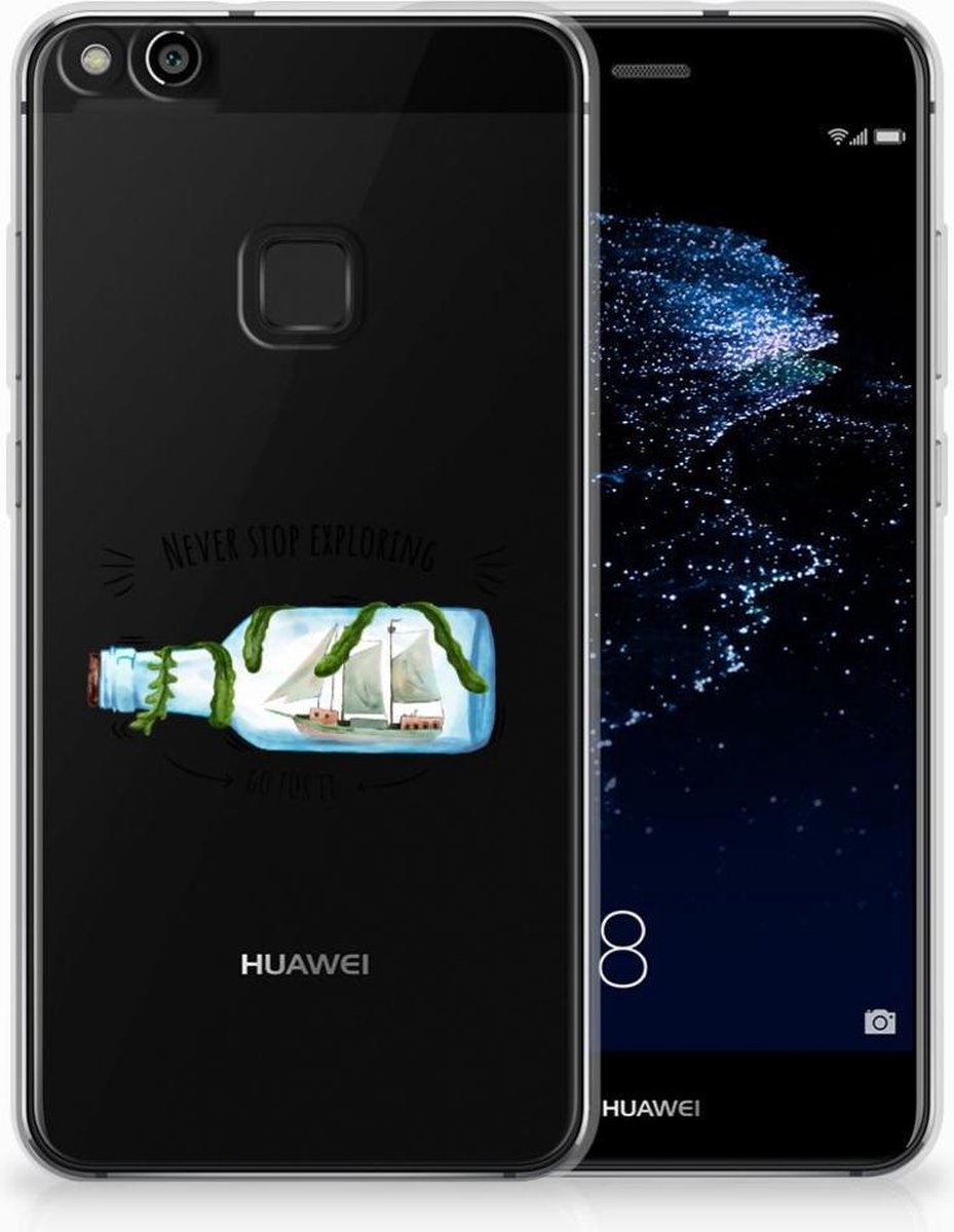 Huawei P10 Lite Telefoonhoesje met Naam Boho Bottle