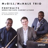 Portraits: Works for flute, clarinet & piano