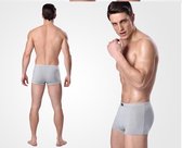 Herenondergoed Ultrazachte comfortabele ademende bamboe boxershort kleur grijs - Maat XXL