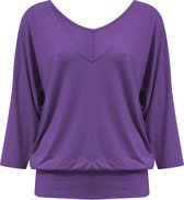 Yoga-longshirt "Saravati" - purple S Loungewear shirt YOGISTAR