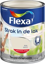 Flexa Strak In De Lak Hoogglans Ral 9001 1,25 L