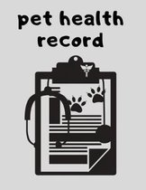 Pet Health Record