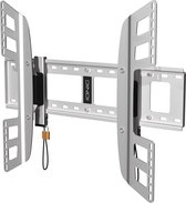 Bol.com IONIC® - FLEXO-XXL - extreem robuuste kantelbare tv-beugel - 42" tot 85" inch - 80 kilo schermgewicht - kleur zilver aanbieding