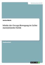 Inhalte der Occupy-Bewegung im Lichte marx(isti)scher Kritik