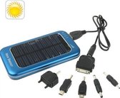 3500 mAh zonne-energie oplader voor iPhone / iPad / iPod Touch, MP3 / MP4, digitale camera en andere mobiele telefoons (blauw)