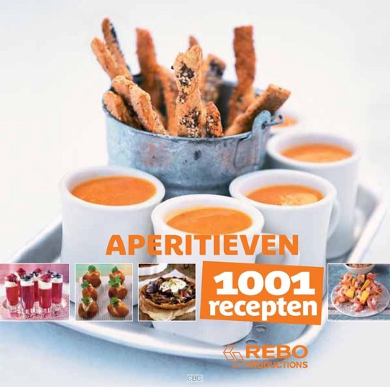 1001 recepten - Aperitieven - cover