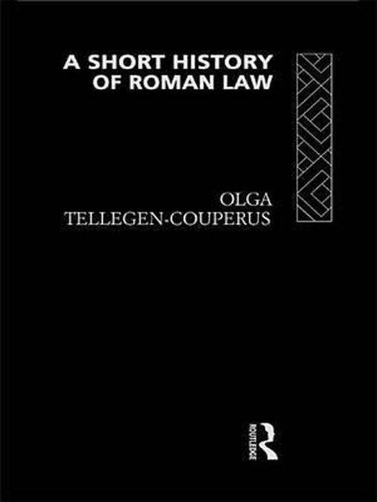 A Short History of Roman Law - cover