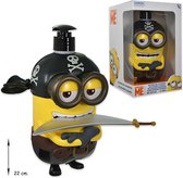 MULTI BUNDEL 2 stuks Cartoon Minions Pirate Figure 3D Shower Gel & Shampoo 500ml