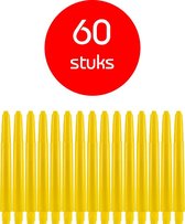 Dragon Darts - darts shafts - 20 sets (60 stuks) - medium - geel - dart shafts - shafts