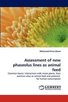 Assessment of new phaseolus lines as animal feed