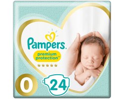 Pampers Premium Protection - Maat 0 (Micro) 1,5-2,5 kg - 24 stuks - Luiers