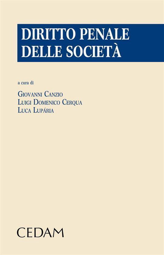 Diritto penale delle società - cover