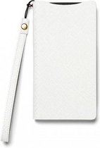 Zuiver leren Zenus hoesje voor Sony Xperia Z2 Prestige Minimal Diary Series - White