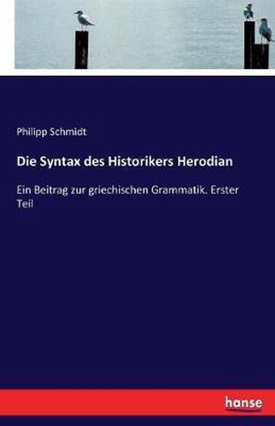 Die Syntax des Historikers Herodian - cover