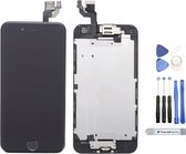 Compleet voorgemonteerd scherm voor iPhone 6S PLUS ZWART AAA+ kwaliteit met benodigd gereedschap + glass screenprotector