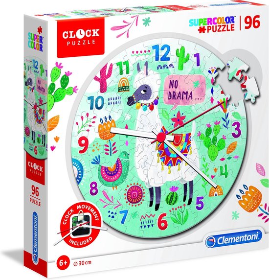Clementoni - Klok legpuzzel - Lama
