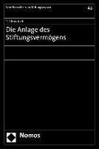 Die Anlage des Stiftungsvermögens