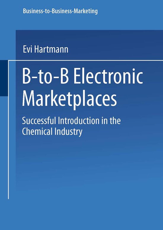 Business and Management (R0) - B-to-B Electronic Marketplace ... - cover