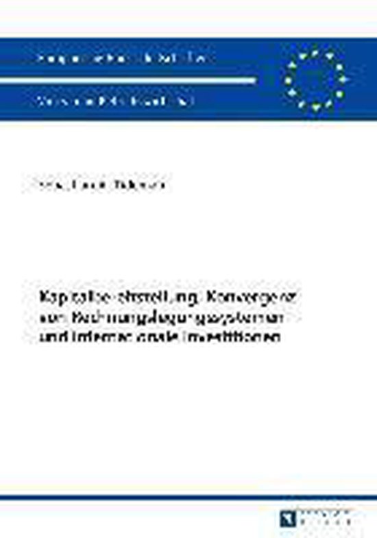 Kapitalbereitstellung, Konvergenz von Rechnungslegungssystem ... - cover