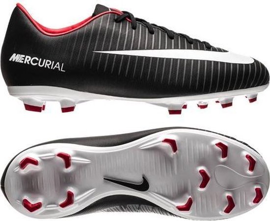 Nike Mercurial Victory VI FG Voetbalschoenen - Maat 37.5 - Unisex -  zwart/wit | bol.com