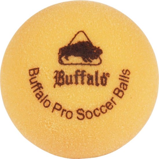 Ballon De Football De Table Buffalo 36 Mm Lisse Blanc 6 Pièces à