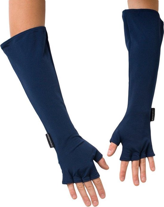 Stingray UV beschermende lange handschoenen voor in de auto- donkerblauw |  bol.com