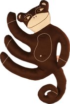 Happy Kids Fair Trade aap bruin - set van 3 knuffels