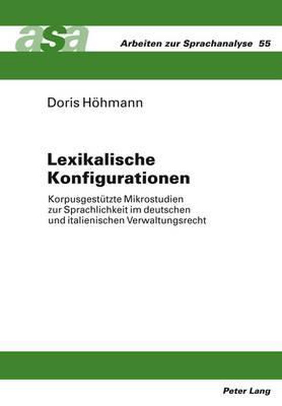Lexikalische Konfigurationen - cover