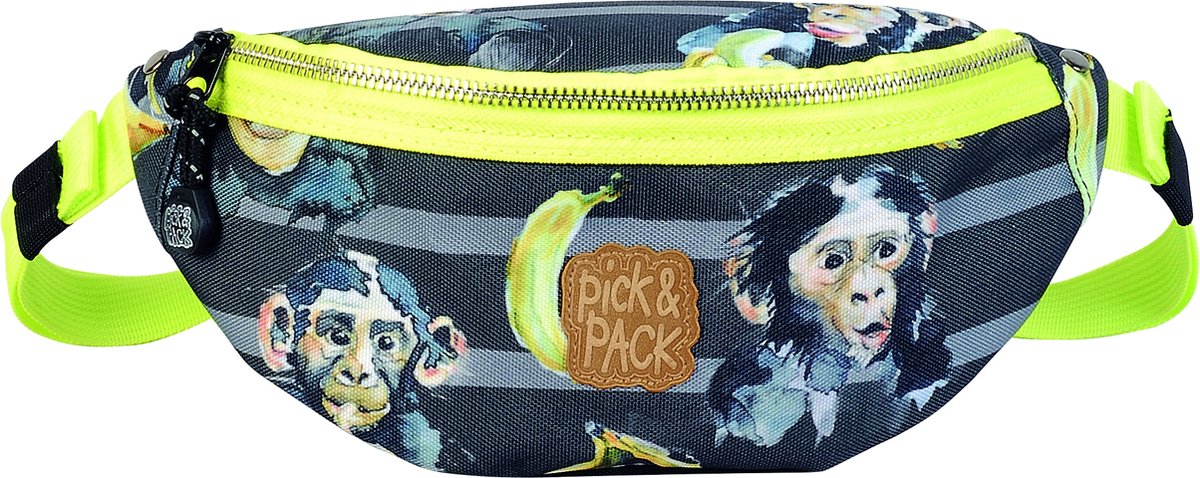 Pick & Pack Chimpanze - Heuptasje - Black