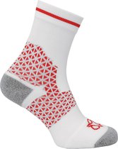 AGU Pro Summer - Fietssokken - Unisex - Maat L/XL (43-46) - Wit/Rood