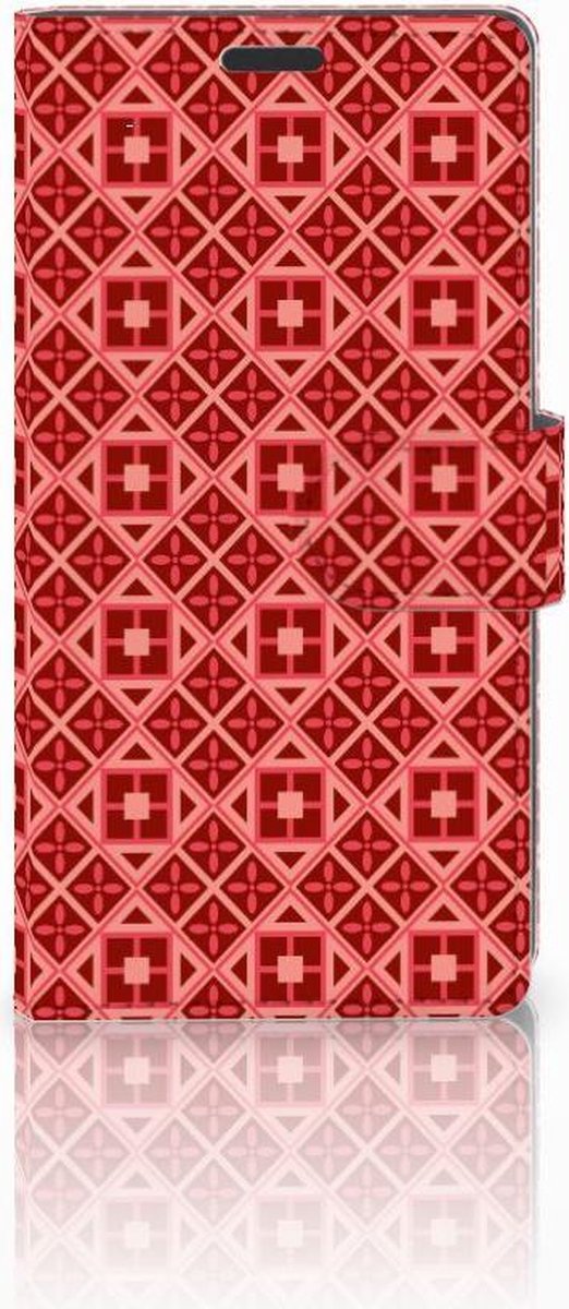 Sony Xperia Z3 Telefoon Hoesje Batik Rood