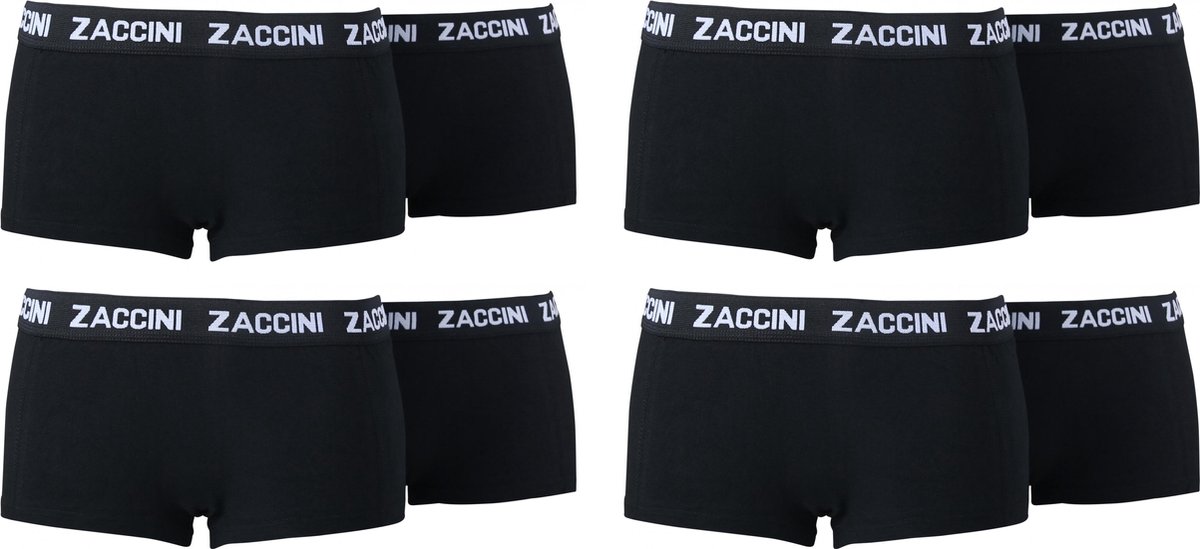 Zaccini Dames 8-pack: Uni / Black - XL | bol.com