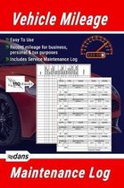 Vehicle Mileage and Maintenance Log Book
